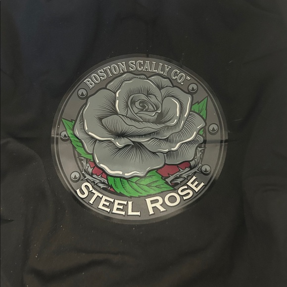 Boston Scally Steel Rose Gray Plaid Cap and Pin - Picture 8 of 10